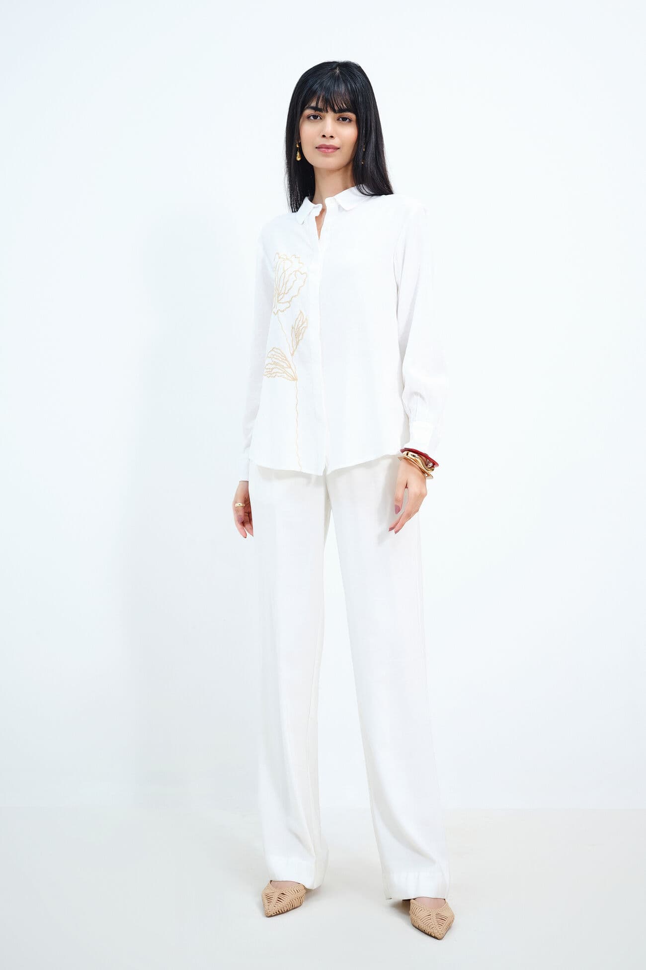 White Petals Shirt