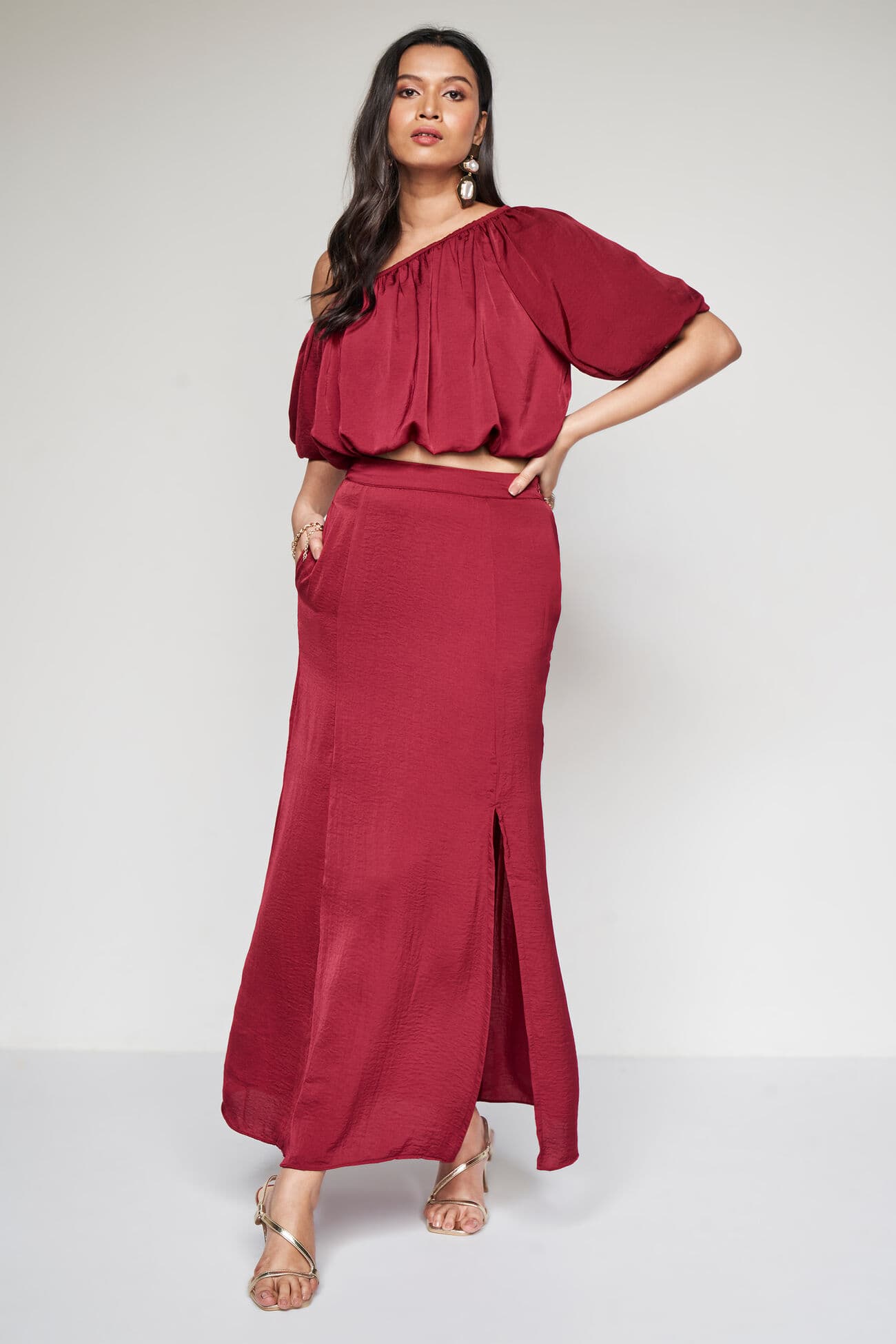 Waterfall Skirt Set